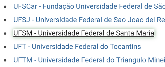 CAFe - destaque UFSM